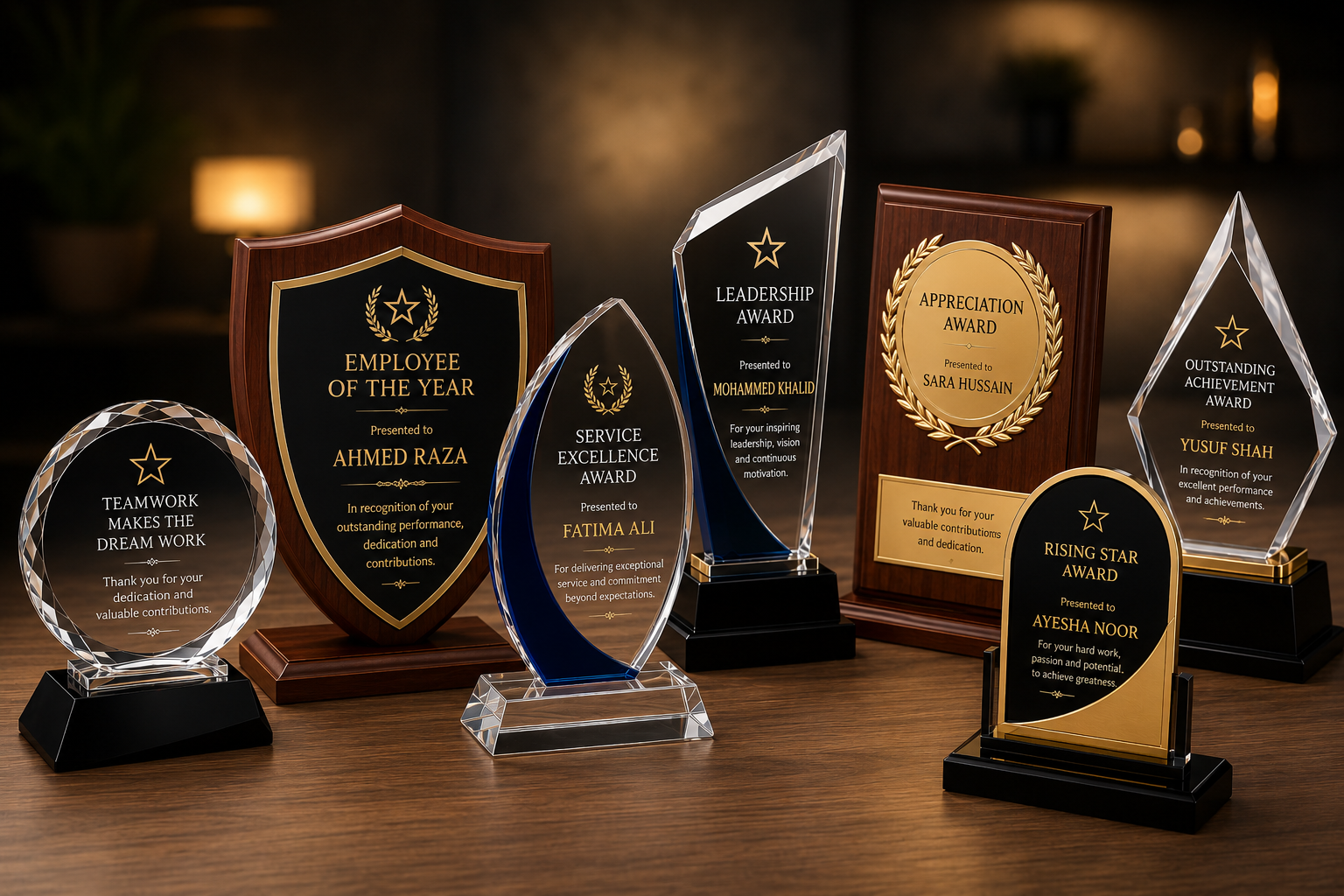 custom awards & plaques